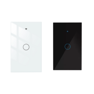 Interruptor Sencillo WiFi Touch Blanco/Negro MOES