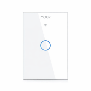 Interruptor Inteligente WiFi + RF MOES – 1 Botón (Línea + Neutro)