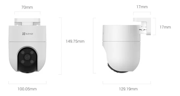 Cámara Wi-Fi Inteligente para Exteriores EZVIZ H8c - Image 2
