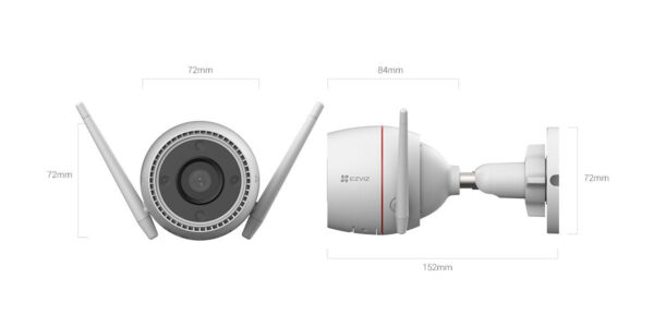 Cámara Wi-Fi para el Hogar Inteligente EZVIZ H3c 2K - Image 3