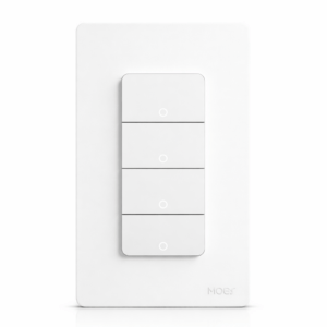 Interruptor Inteligente WiFi Push 4 Botones MOES