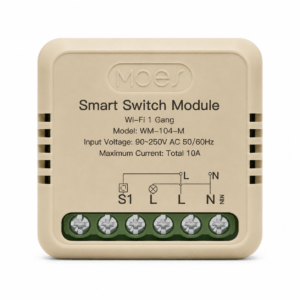 Módulo Interruptor Inteligente WiFi MOES de 1 Canal