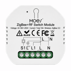 Módulo Interruptor Inteligente WiFi Matter MOES Mini