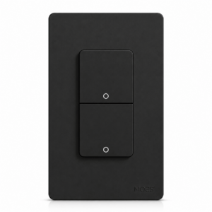 Interruptor Inteligente Zigbee Push MOES de 2 Canales