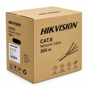 Cable UTP Cat 6 Exterior Hikvision 305m DS-1LN6OUTPE-Plug Black