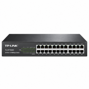 Switch TP-Link TL-SF1024D de 24 Puertos 10/100 Mbps