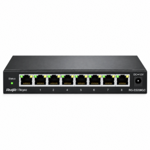 Switch Gigabit Administrable Ruijie Reyee RG-ES208GC de 8 Puertos