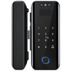 Cerradura Inteligente BX5 PRO | Puertas de Vidrio | Exteriores | WiFi | Huella, Reconocimiento Facial, Clave, Tarjeta y APP Tuya